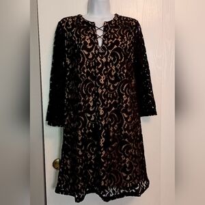 Black lace dress, sz S, Xhilaration